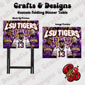 LSU Tigers Horror Crew Folding Table