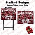 Alabama Crimson Tide Horror Crew Folding Table