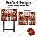 Texas Longhorns Horror Crew Folding Table