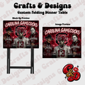 Carolina Gamecocks Horror Crew Folding Table