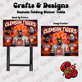 Clemson Tigers Horror Crew Folding Table