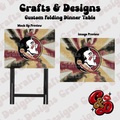 FSU Seminoles Tye Died Folding Table