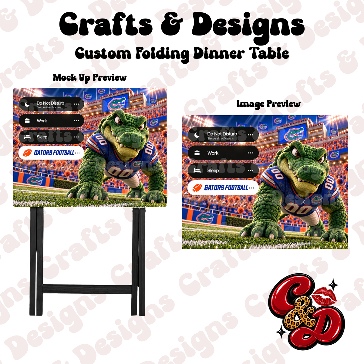 Florida Gators DND Folding Table