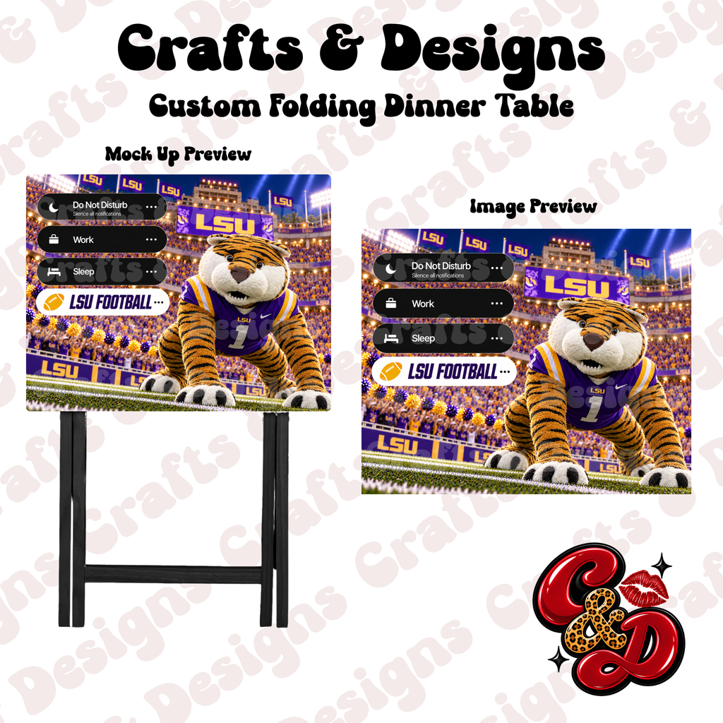Coastal Carolina DND Folding Table