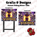Minnesota Vikings Fire Storm Folding Table