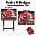 Kansas City Chiefs Smoke Folding Table