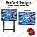 Tennessee Titans Camo Folding Table