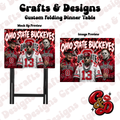 Ohio State Buckeyes Horror Crew Folding Table
