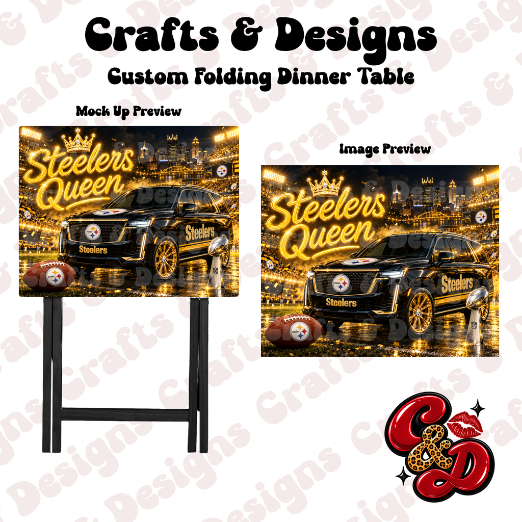 Steelers Queen Folding Table
