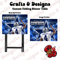 Dallas Cowboys Prescott Up Folding Table
