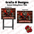 UGA Go Dawgs Folding Table